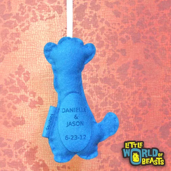 Personalized Titus the Elephant Seal Ornament