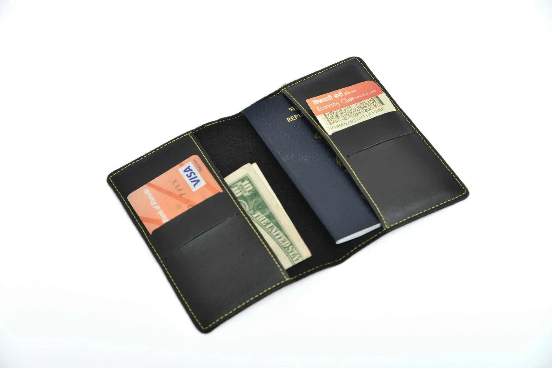 Personalized Unisex 2 Pcs Traveler Combo - BLACK