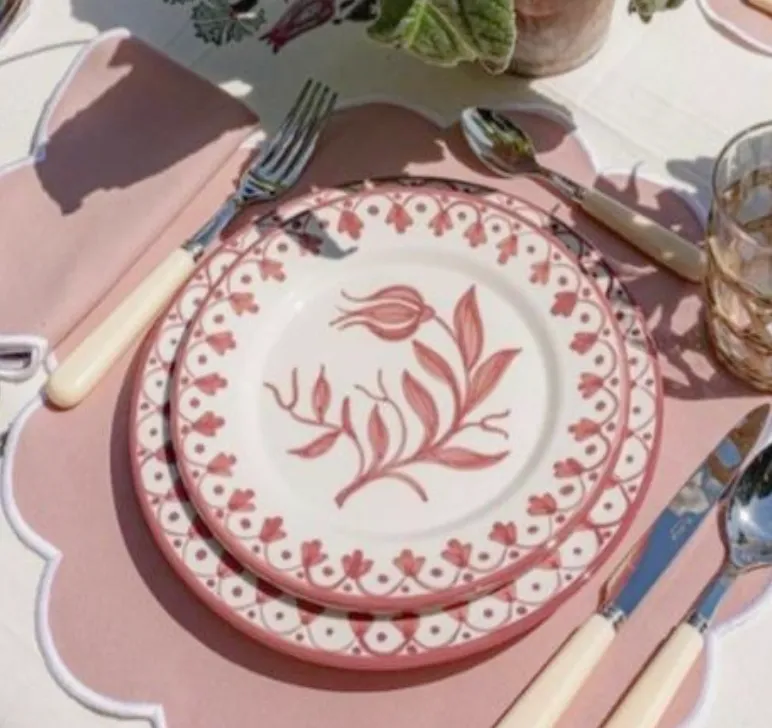 Pink Tulip Dinnerware