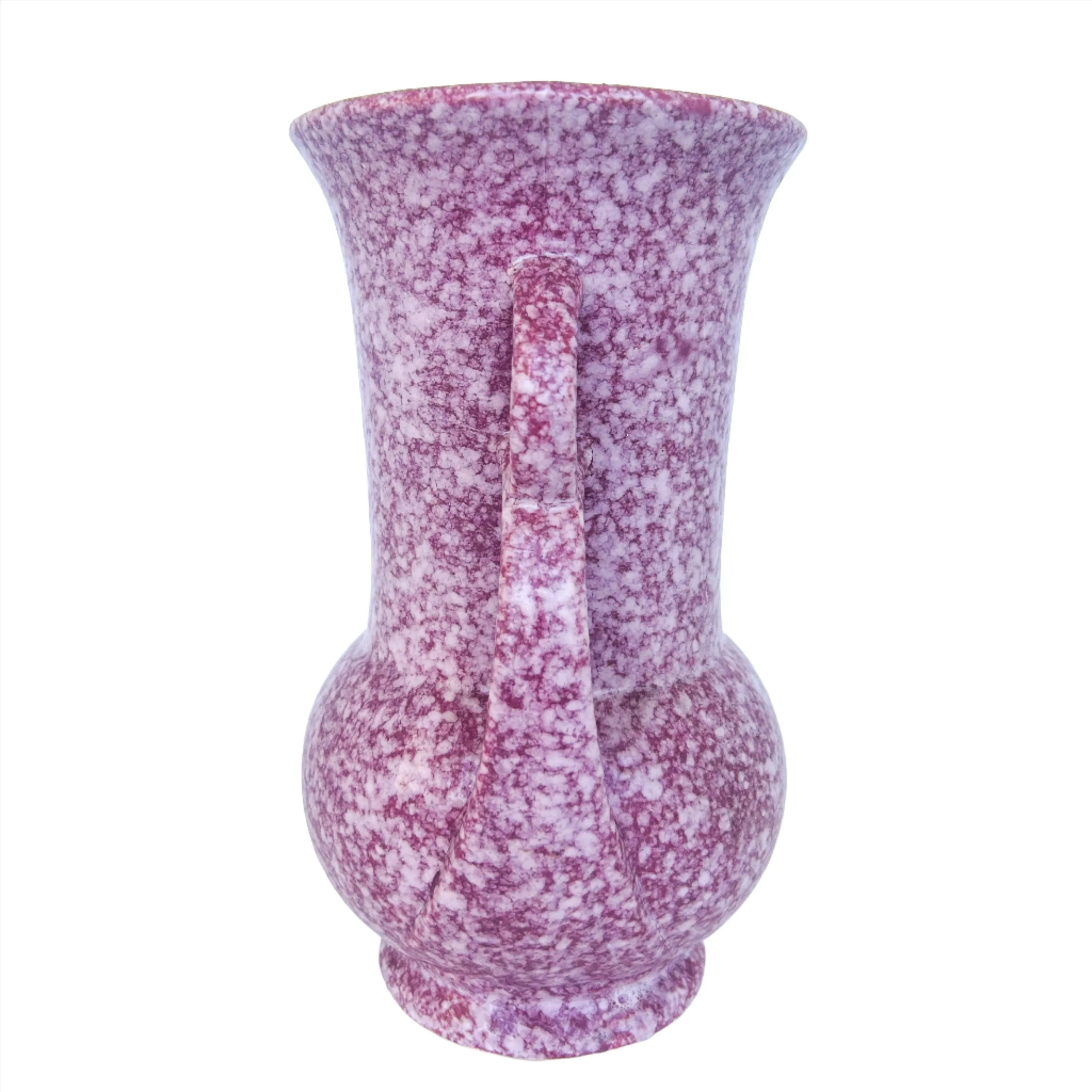 Plum Speckled Vintage Vase