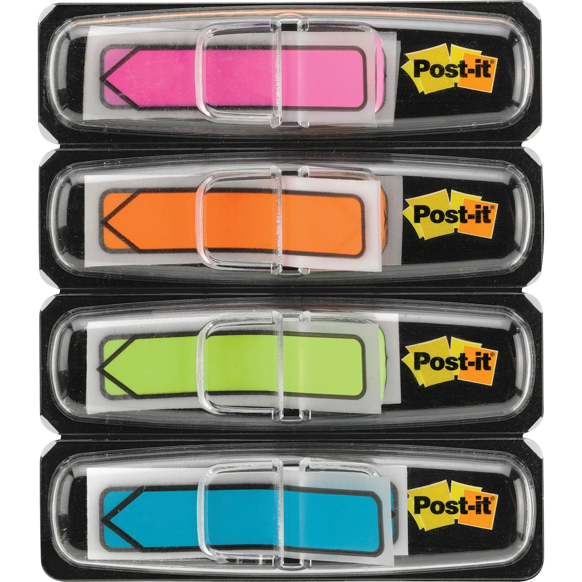 Post-it® 1/2"W Arrow Flags -Bright Colors - 4 Dispensers