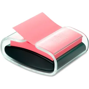 Post-it® Pop-up Note Dispenser, Black/Translucent