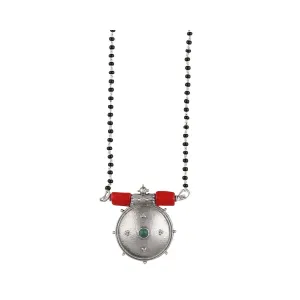 Puthali Silver Mangalsutra by MOHA