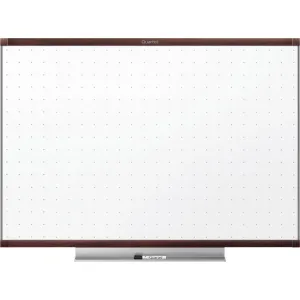 Quartet® Prestige® 2 Total Erase®Whiteboard, 4' x 3', Mahogany Finish Frame
