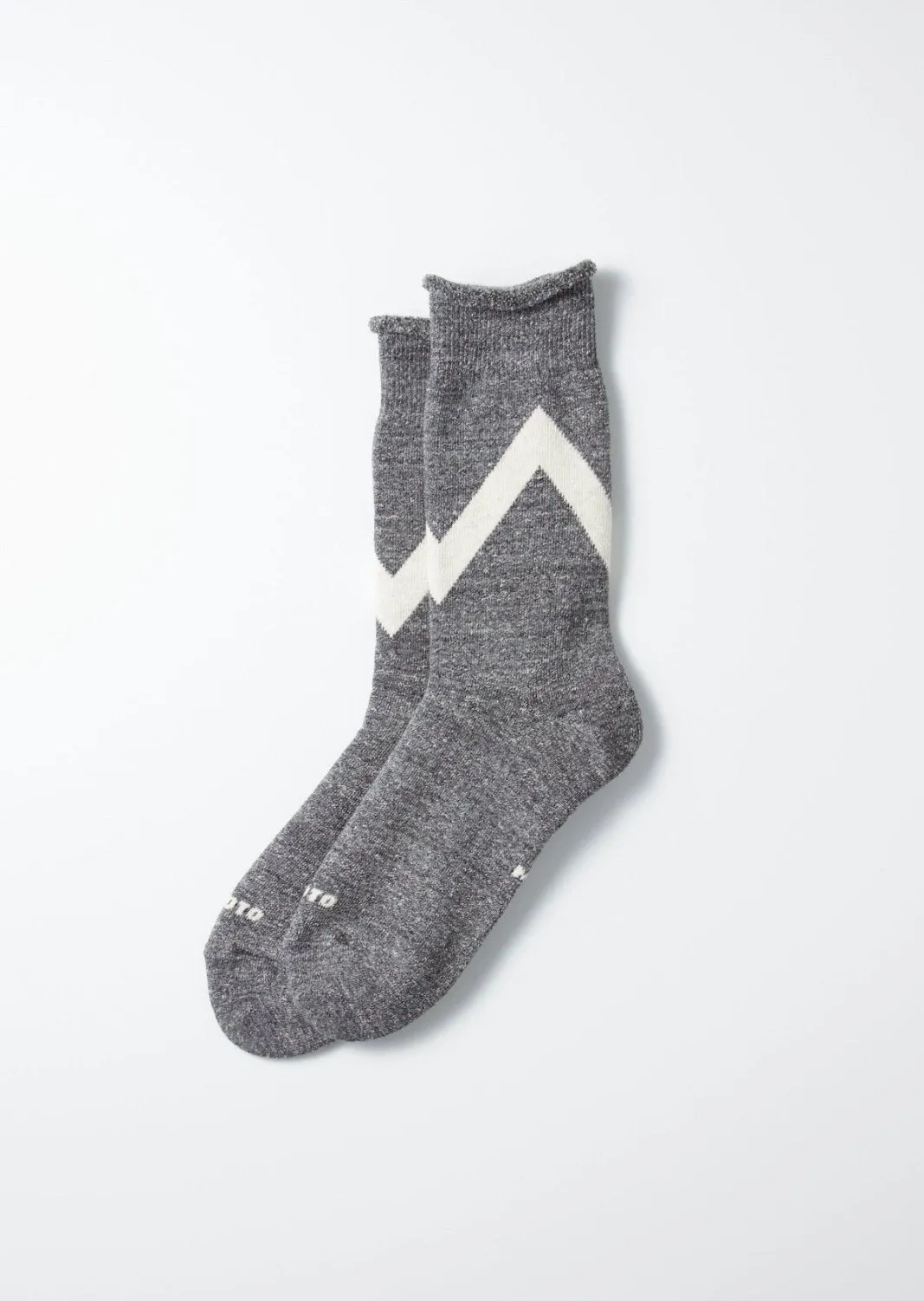 R1554 Raffy Sweat Crew Sock Charcoal