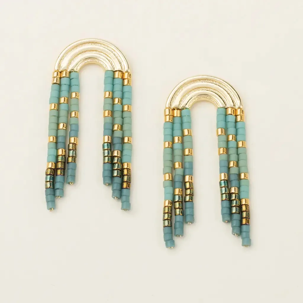 Rainbow Fringe Earring