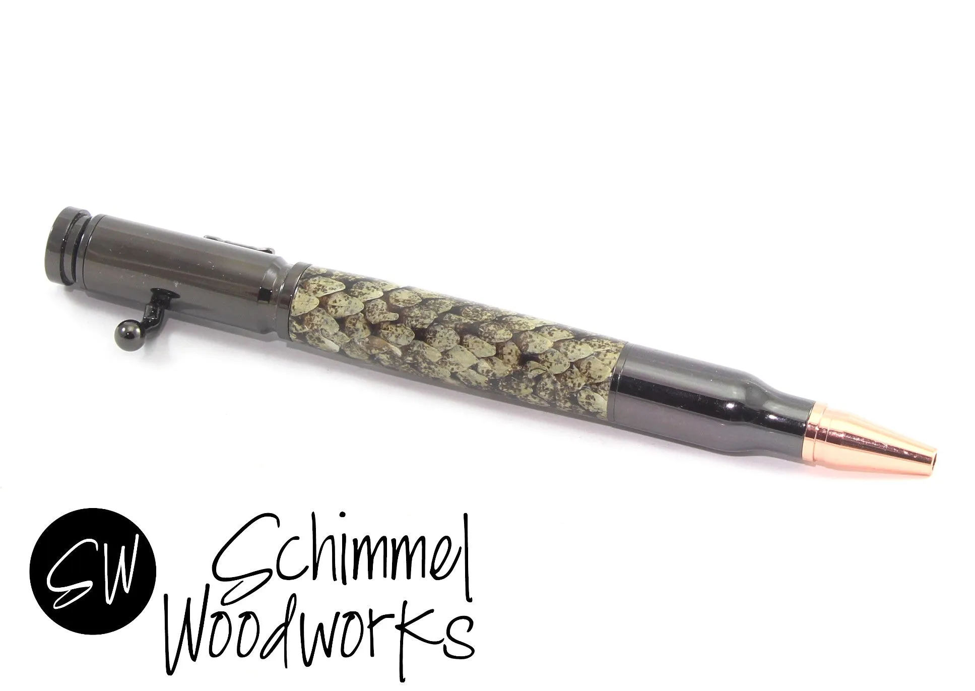 Real Snakeskin Bullet Pen