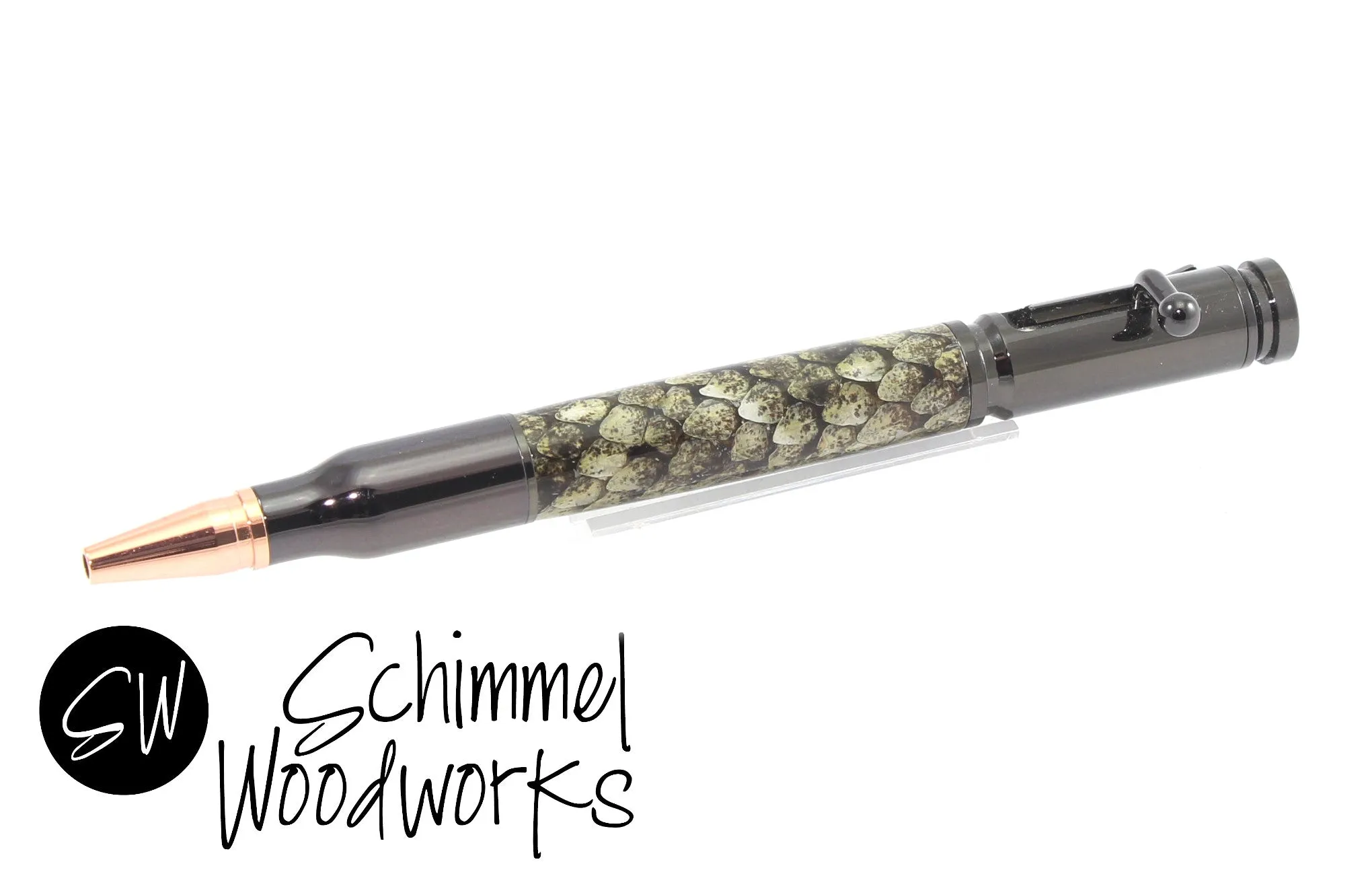 Real Snakeskin Bullet Pen