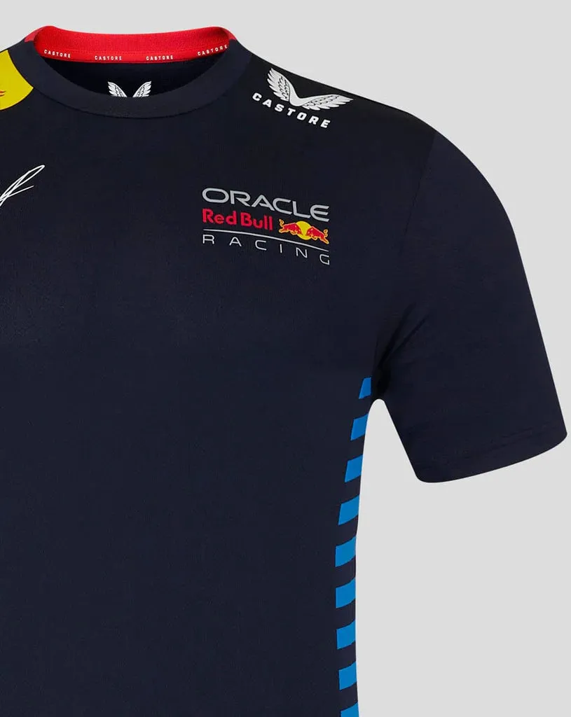 Red Bull Racing F1 Men's 2024 Sergio "Checo" Perez Team T-Shirt- Navy