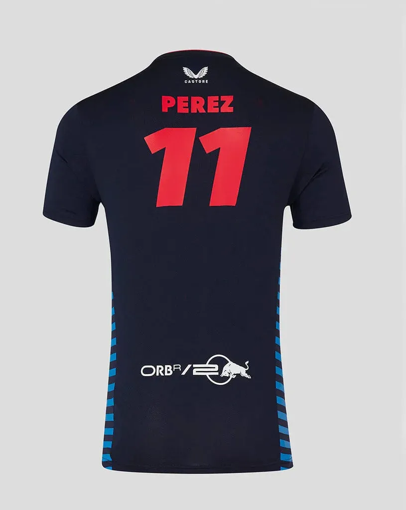 Red Bull Racing F1 Men's 2024 Sergio "Checo" Perez Team T-Shirt- Navy