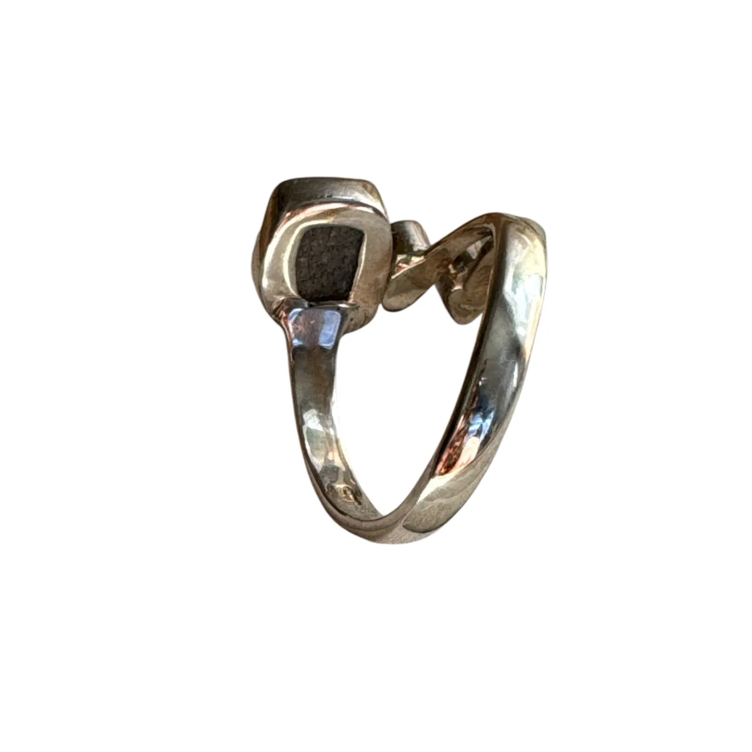 Rough Amethyst Solid 925 Sterling Silver Ring Adjustable