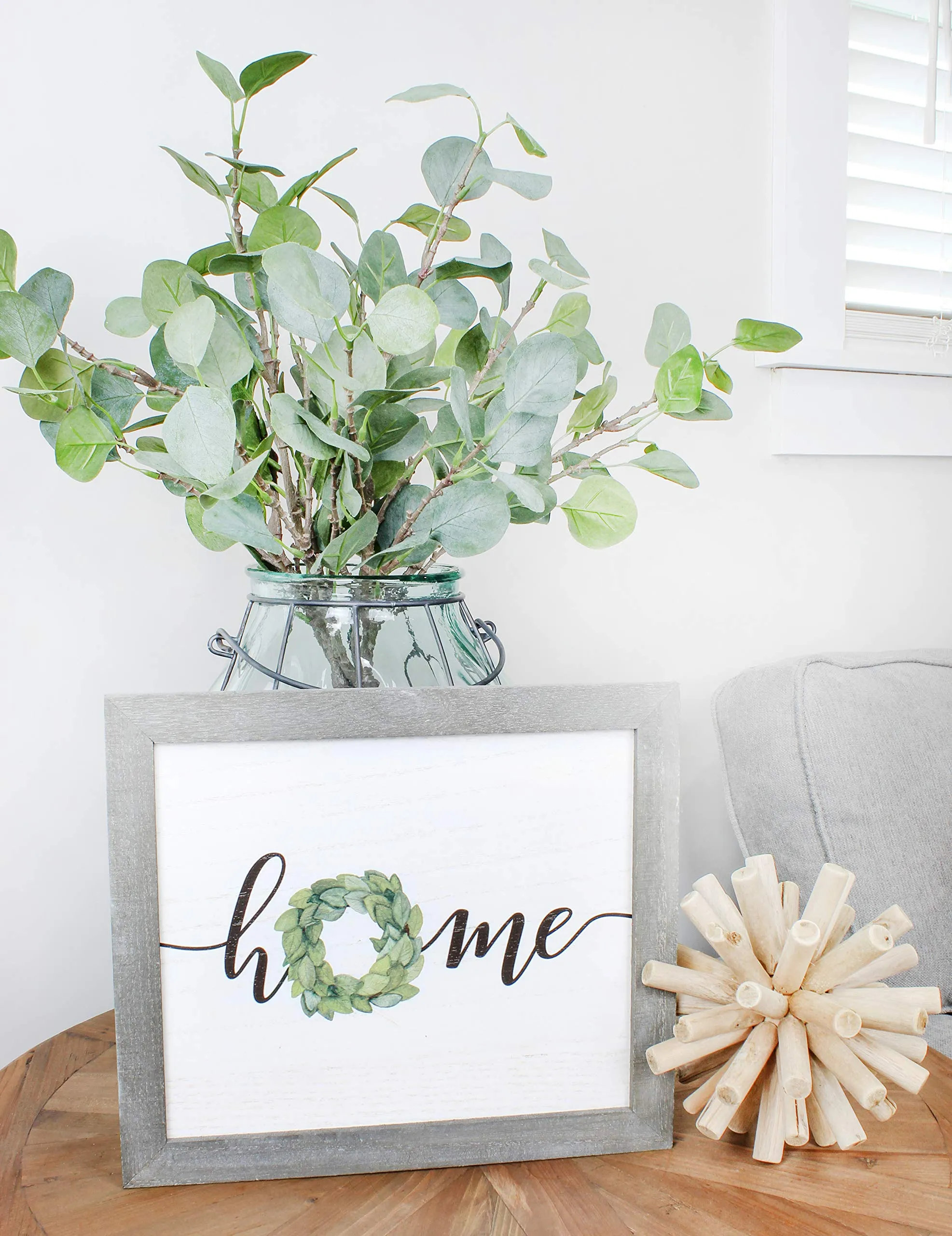 Rustic Home Wreath Sign, 10.5 x 12 Inch (Case of 40)