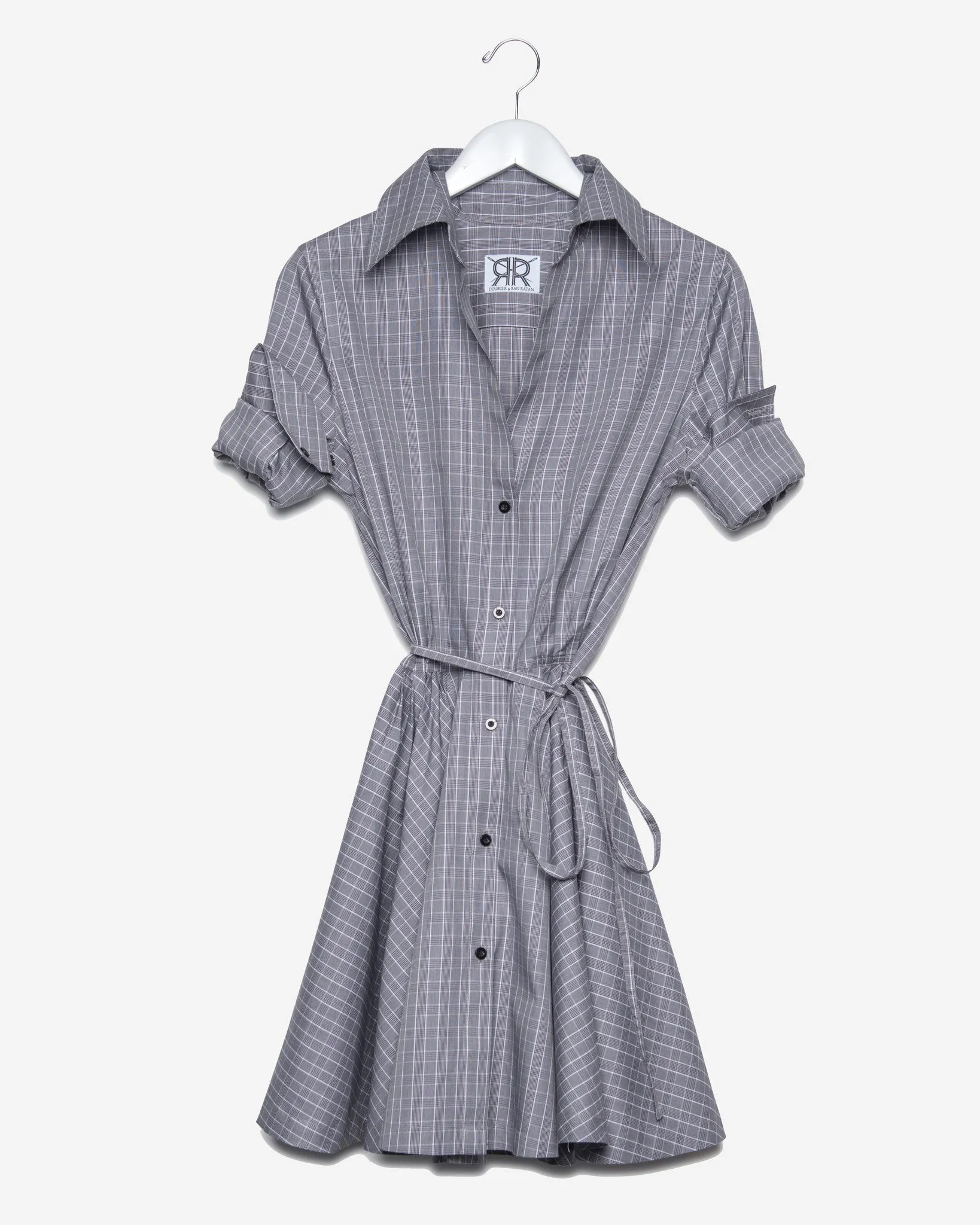 Sabrina - Black and White Multi Check