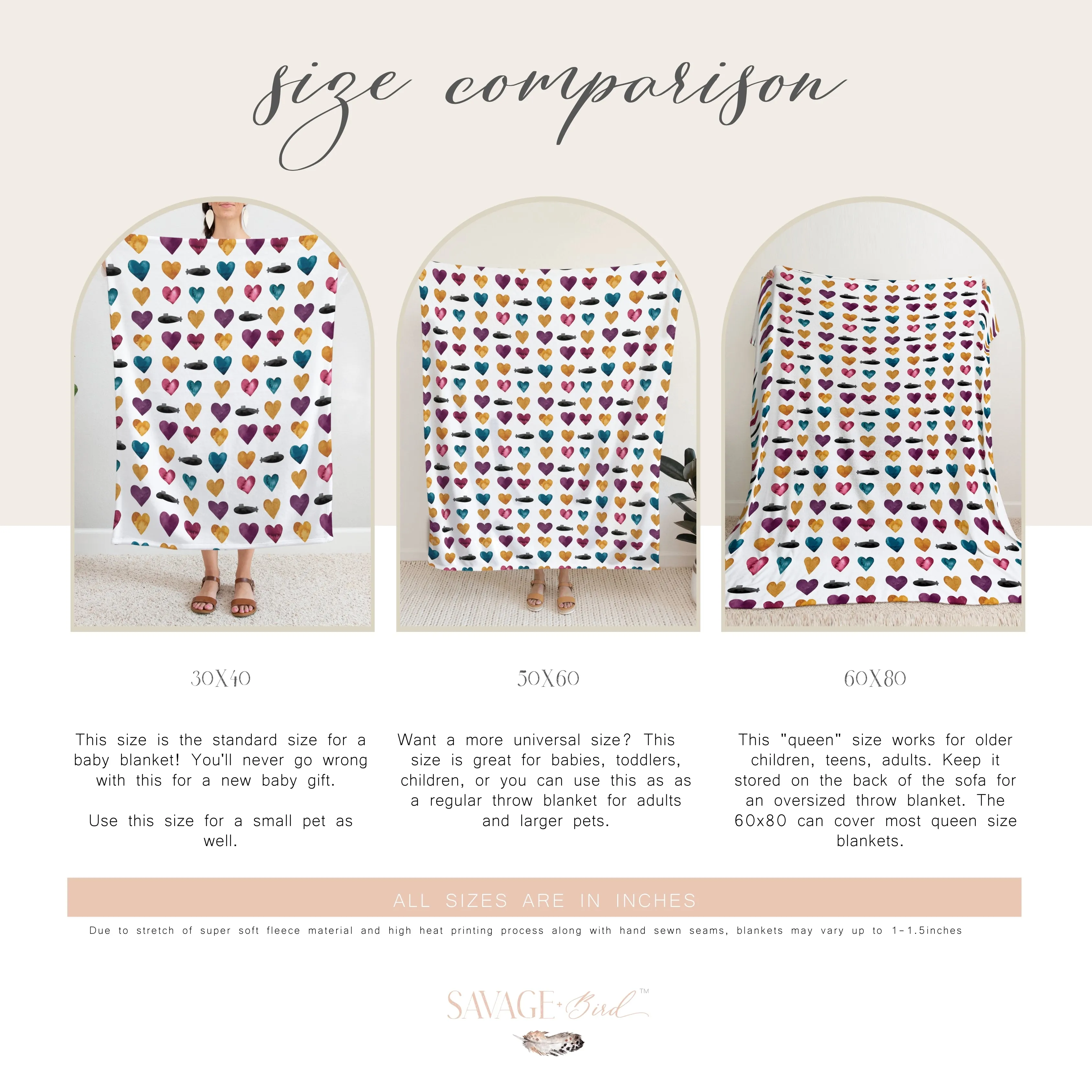 SAFARI PERSONALIZED BLANKET