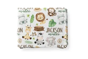 SAFARI PERSONALIZED BLANKET