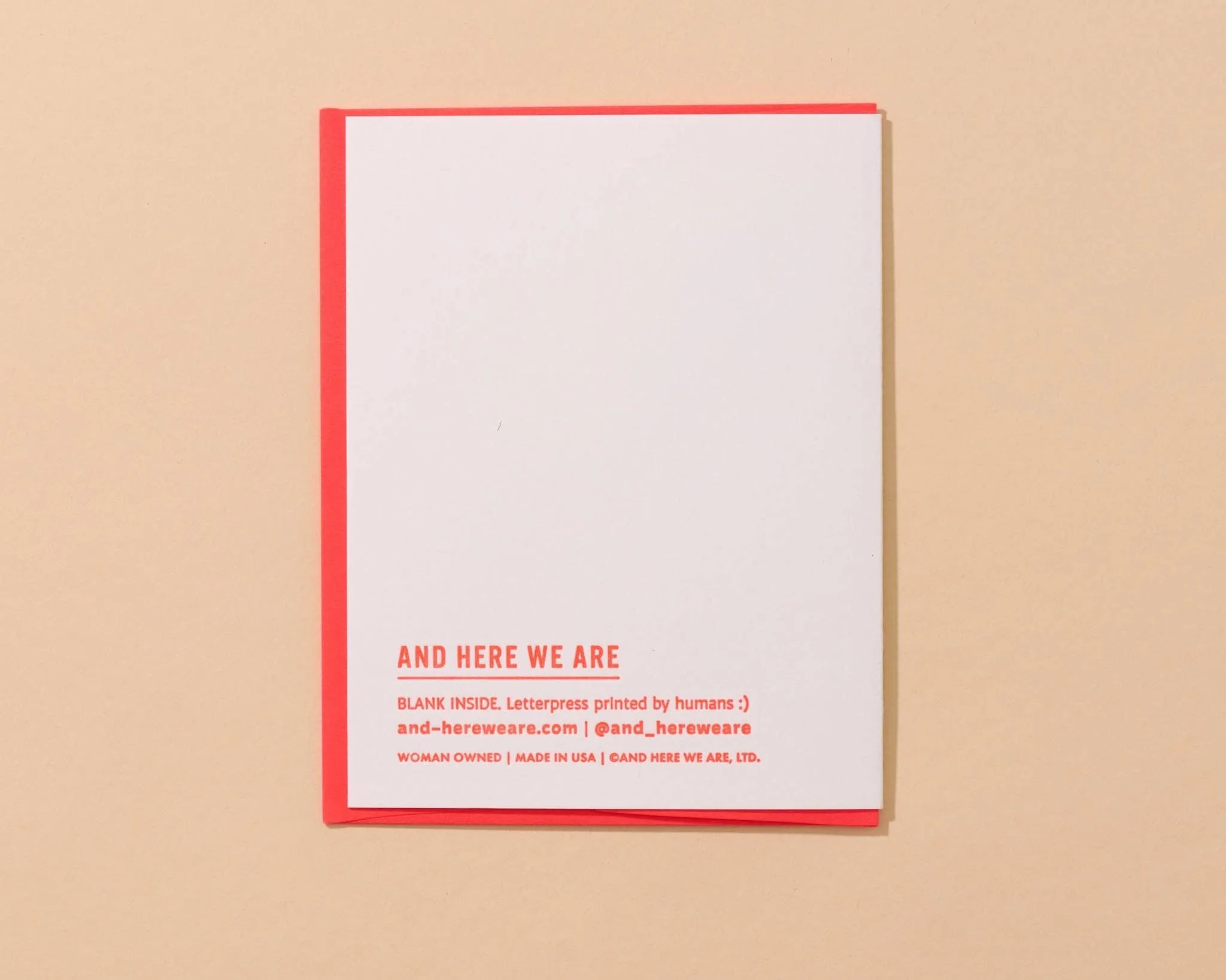 Sardine Love Letterpress Card