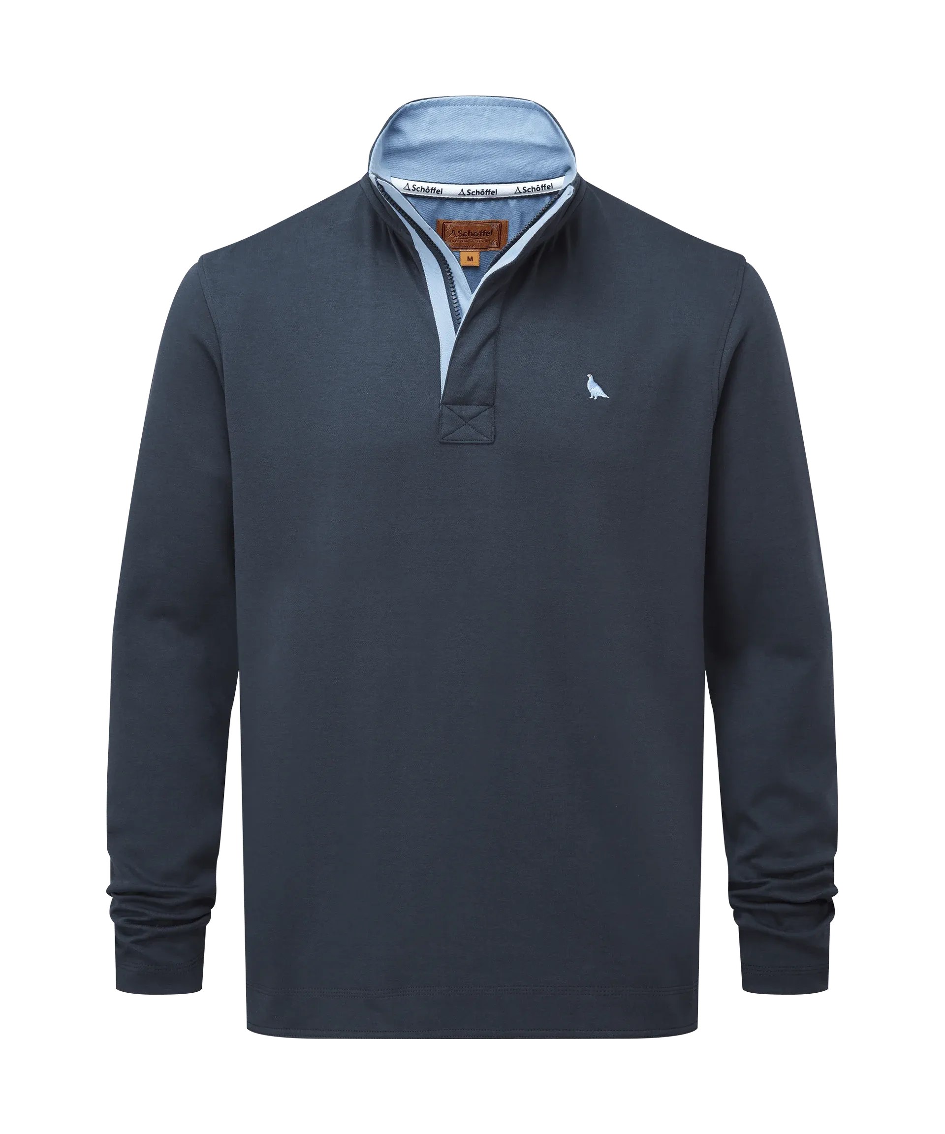 Schoffel Mens Branscome cove sweatshirt - Blueberry