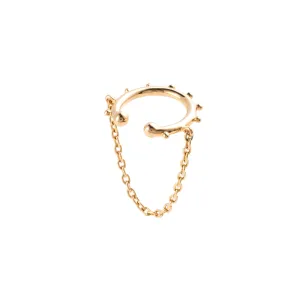 SEA ANEMONE Chain Ear Cuff