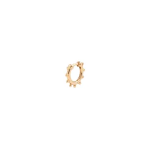 SEA ANEMONE Pearl Huggie Hoop Earring Extra Small size