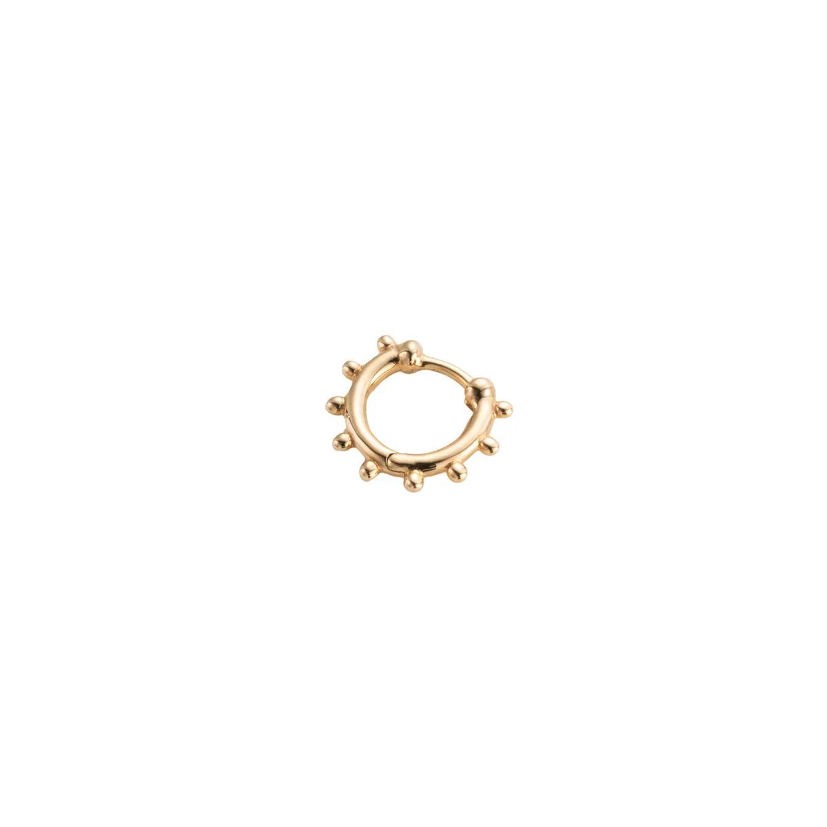 SEA ANEMONE Pearl Huggie Hoop Earring Extra Small size