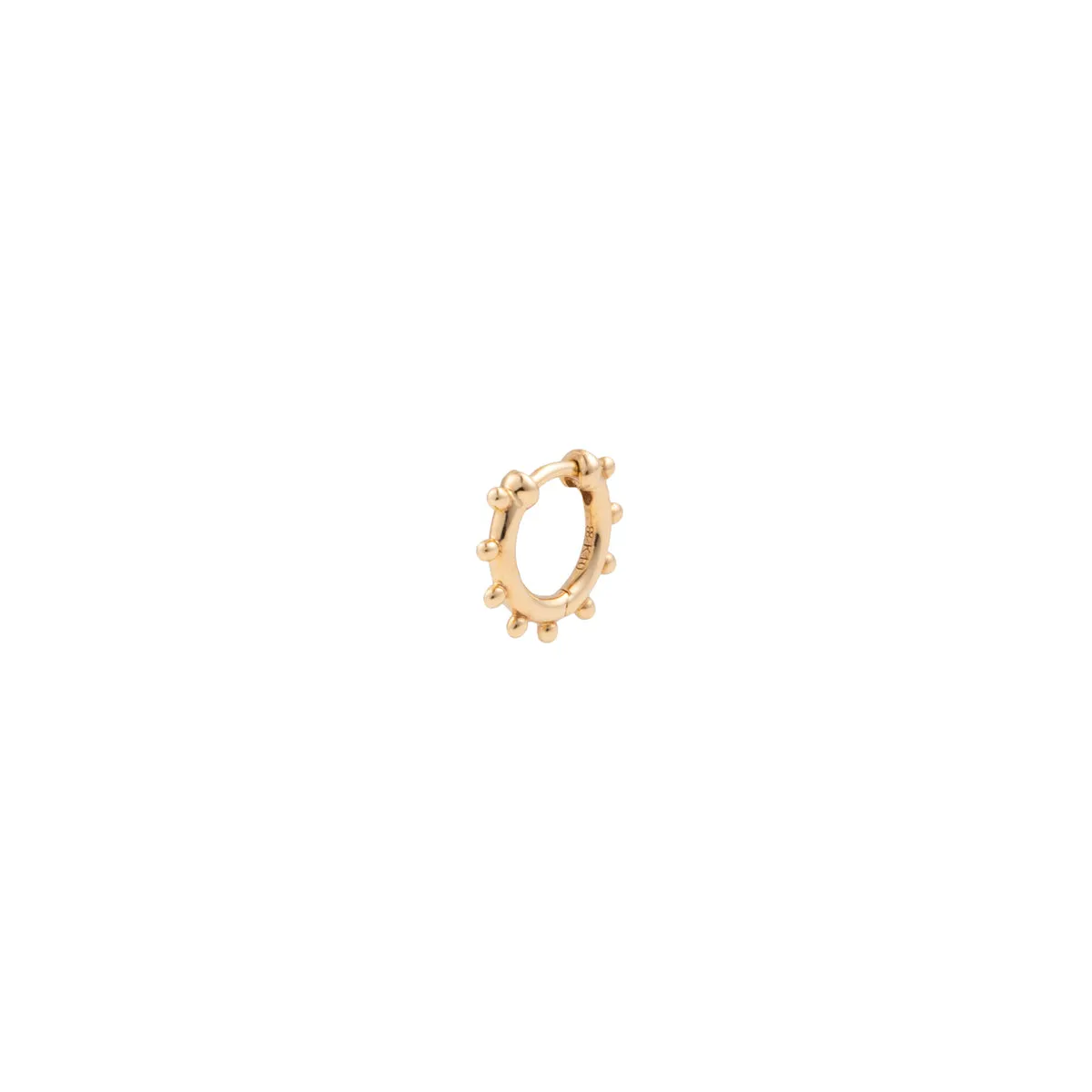 SEA ANEMONE Pearl Huggie Hoop Earring Extra Small size