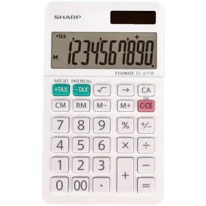 Sharp EL-377WB 10 Digit Professional Handheld Calculator