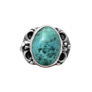 Shattuckite Solid 925 Sterling Silver Ring 8