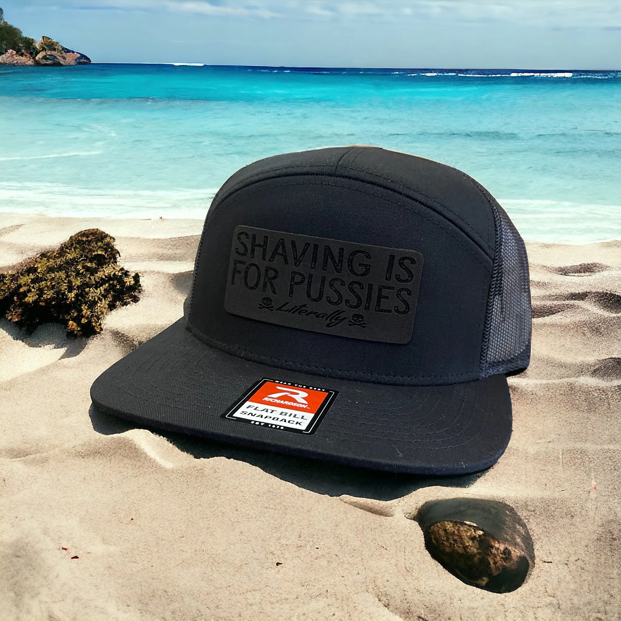 Shaving is for Pussies - 7-Pannel Hat