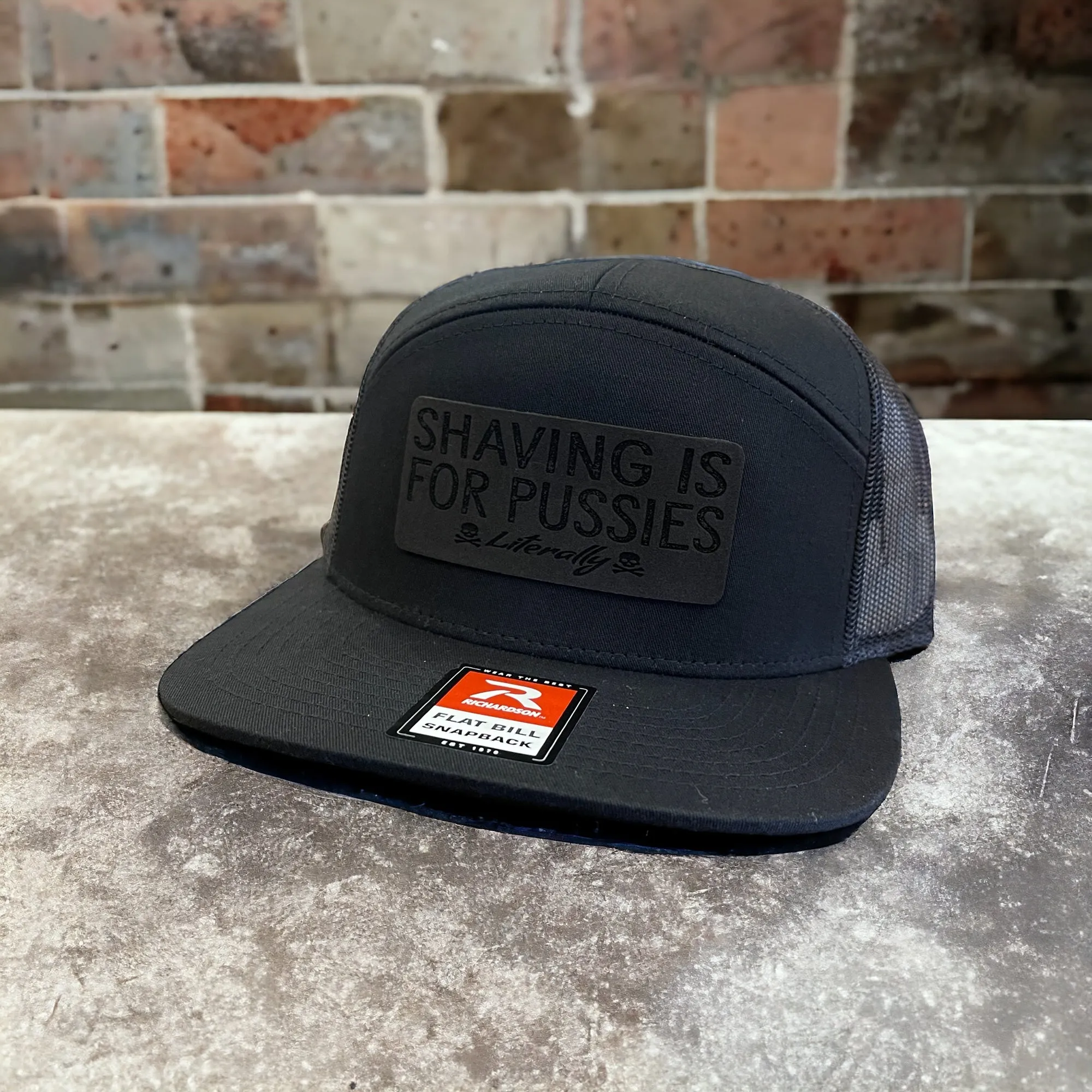 Shaving is for Pussies - 7-Pannel Hat