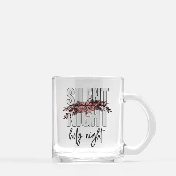 Silent Night | Christmas Glass Mug