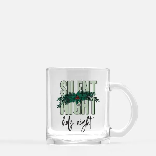 Silent Night | Christmas Glass Mug