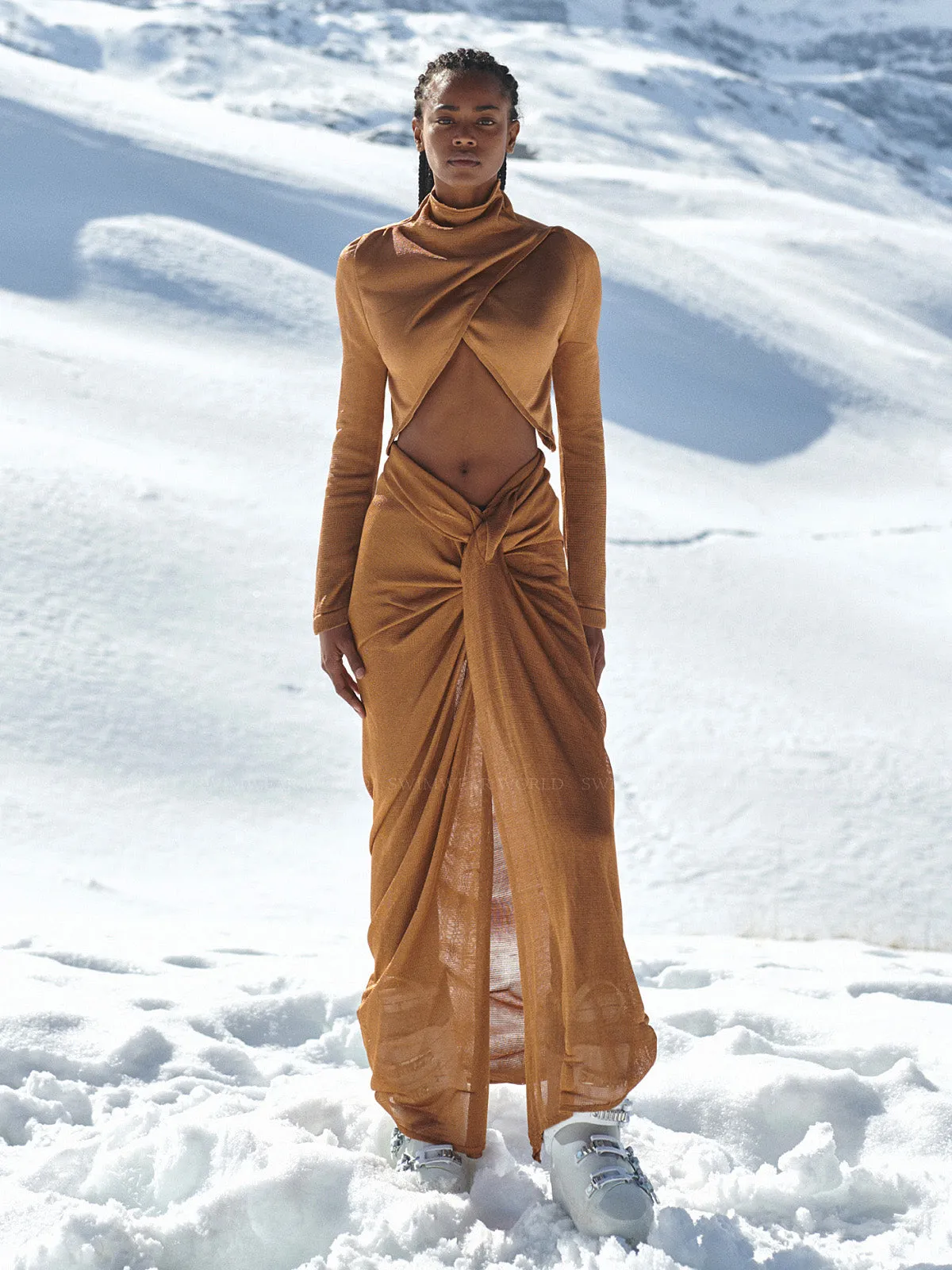 Simone-Marigold Skirt ::RET