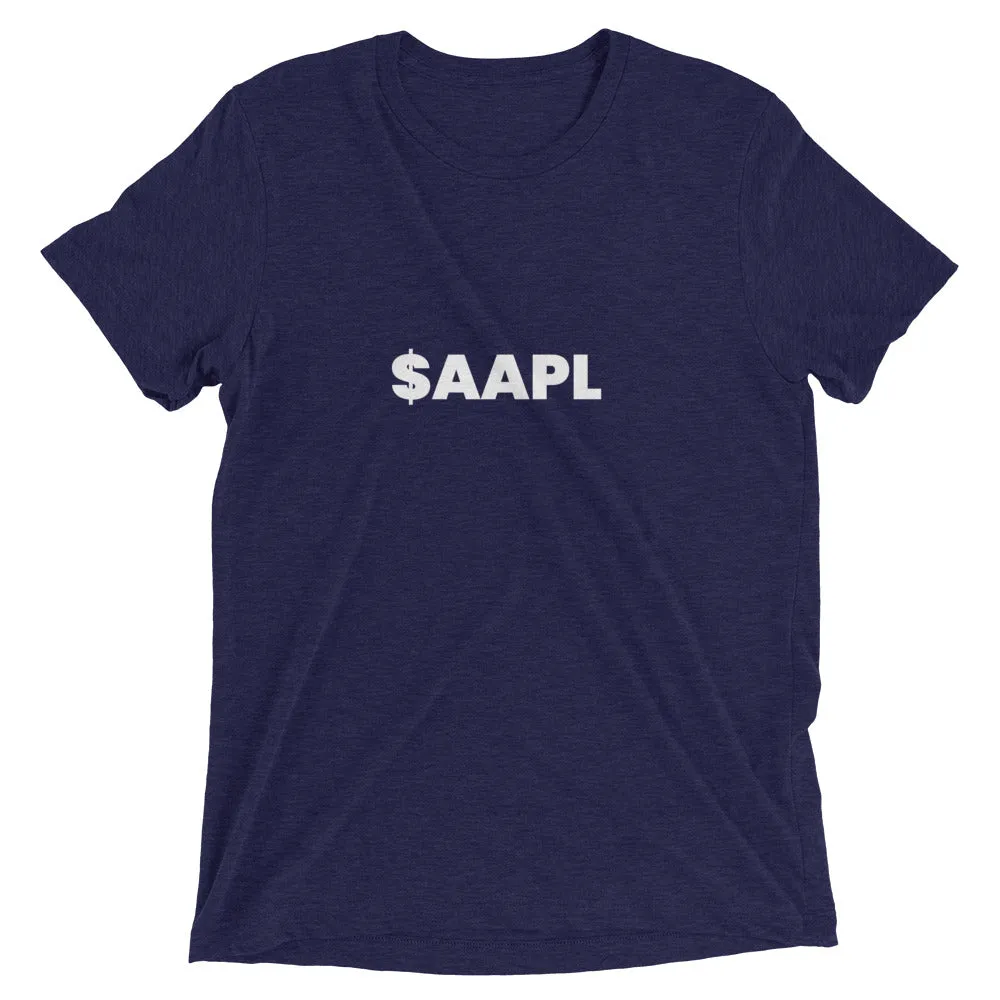 Simple Ticker Apple ($AAPL) - Investor Tee Shirt