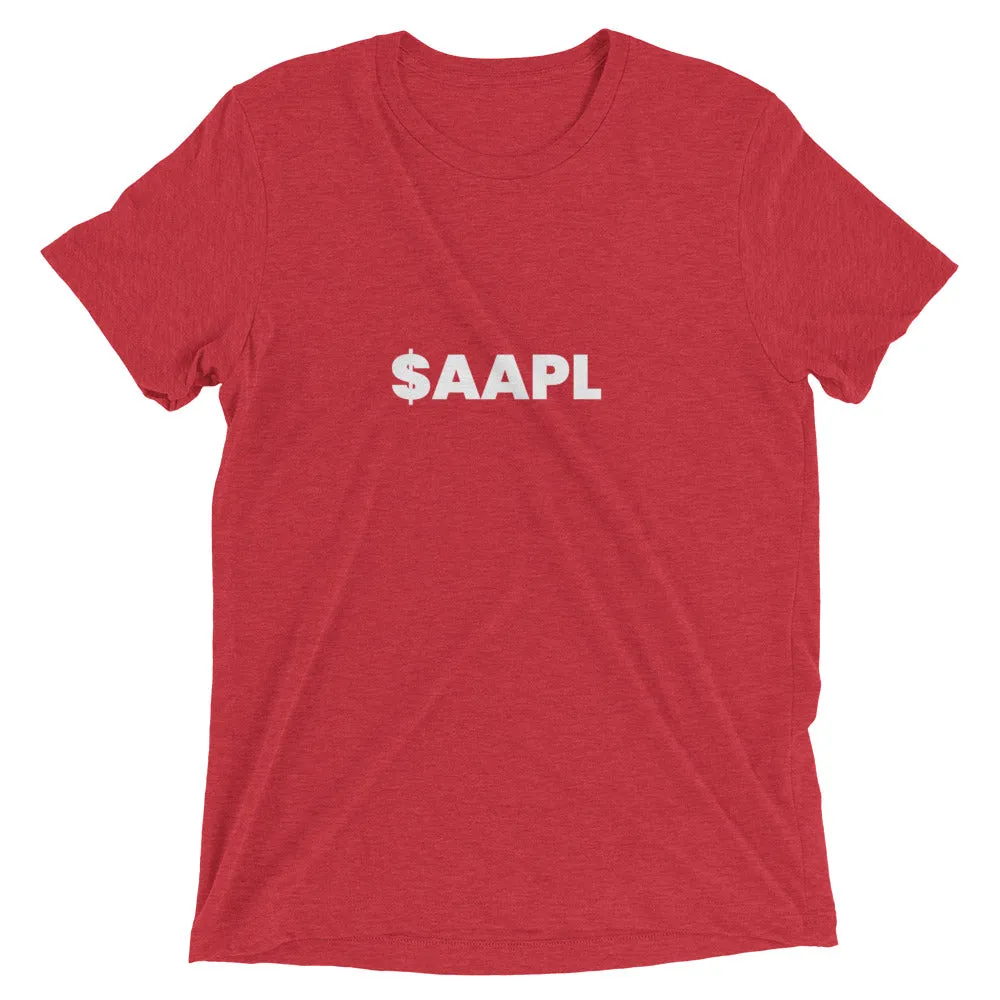Simple Ticker Apple ($AAPL) - Investor Tee Shirt