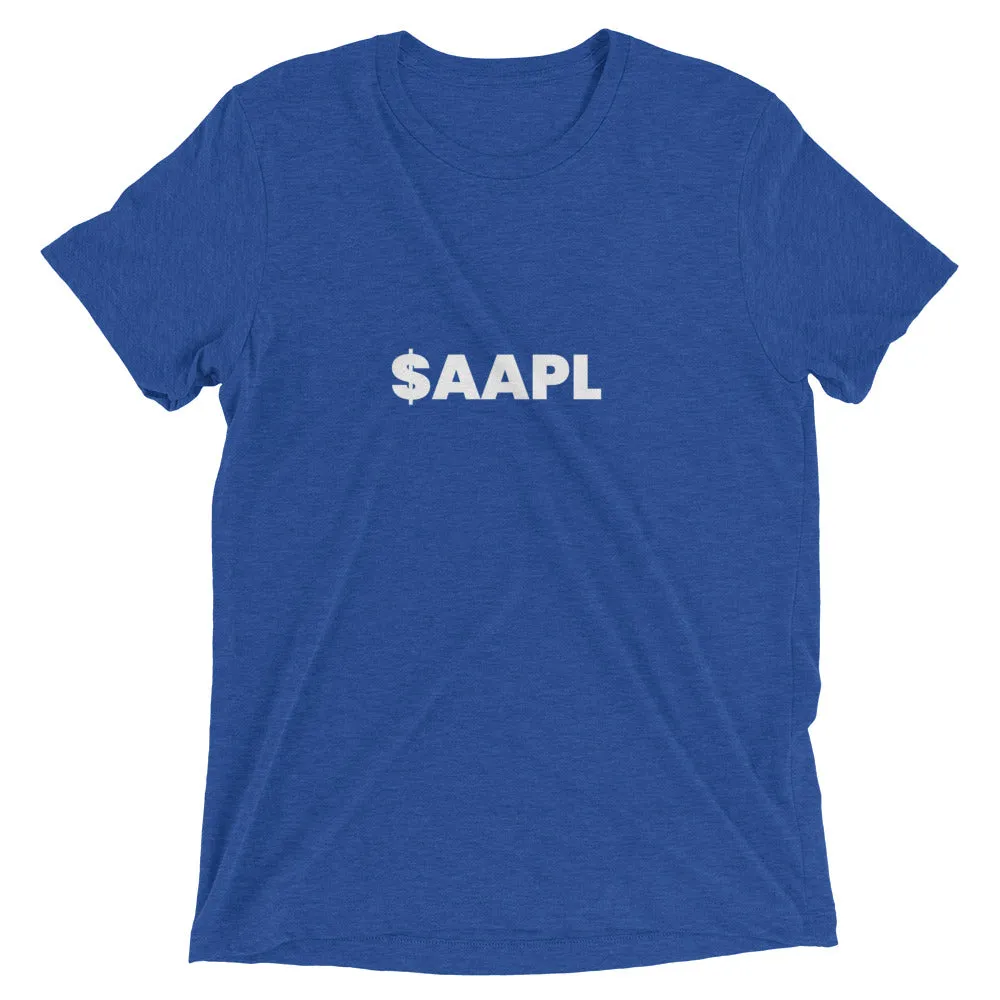 Simple Ticker Apple ($AAPL) - Investor Tee Shirt