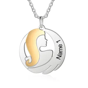 Sister Love Custom Sterling Silver Necklace