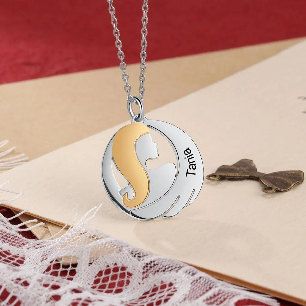 Sister Love Custom Sterling Silver Necklace