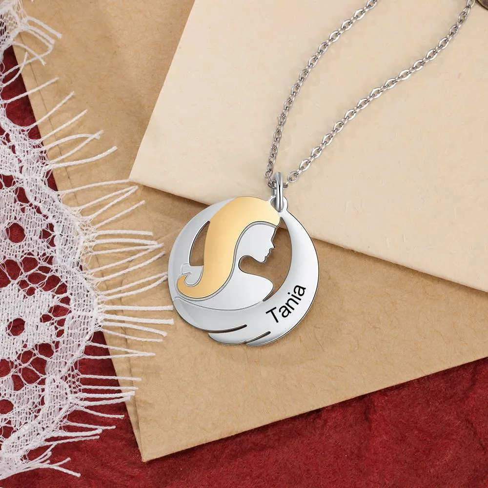 Sister Love Custom Sterling Silver Necklace