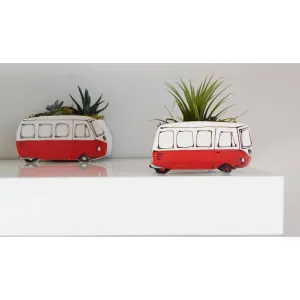 Small Red Westfalia Ceramic Planter