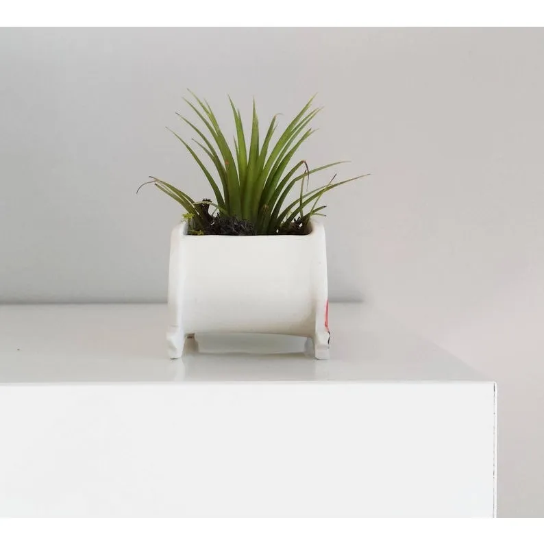 Small Red Westfalia Ceramic Planter