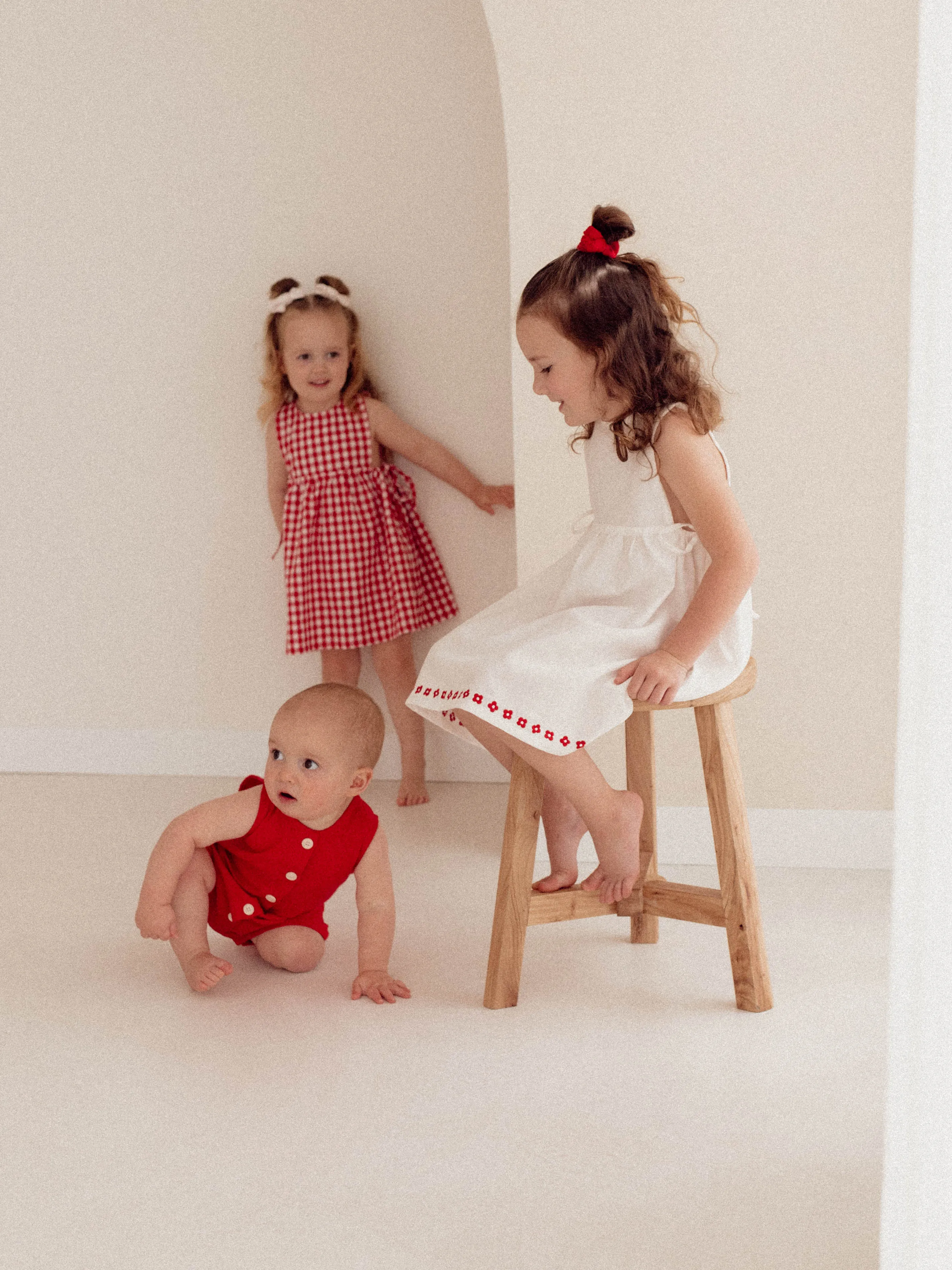 SOFIA DRESS | RED GINGHAM