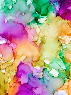 (SOLD) “Kissed by Color" (Left)