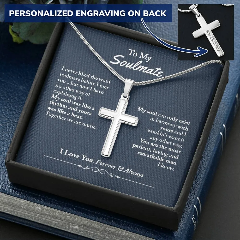Soulmate Gifts for Men, Personalized Romantic Gift For Him, Unique Engraving Gift For Him, Meaningful Gift For Him, Thoughtful Gift For Him - Snake Chain