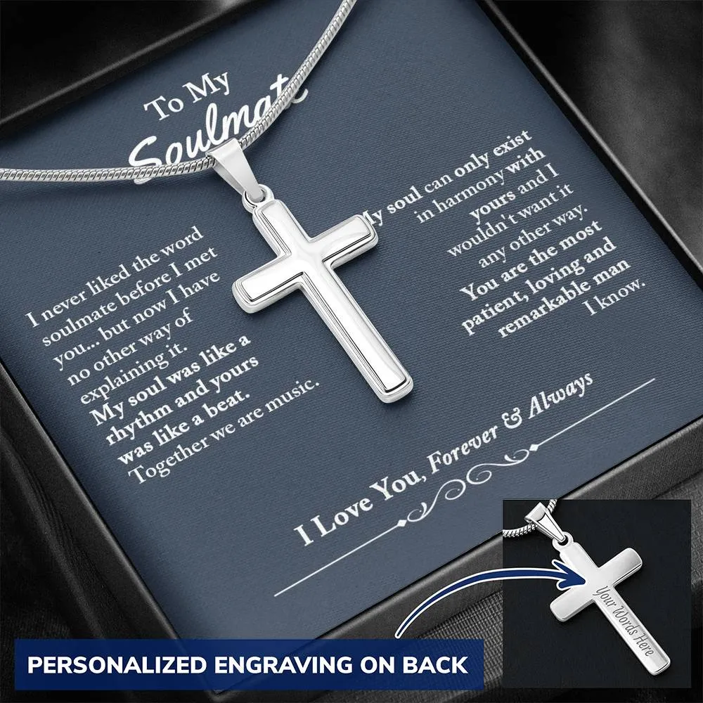Soulmate Gifts for Men, Personalized Romantic Gift For Him, Unique Engraving Gift For Him, Meaningful Gift For Him, Thoughtful Gift For Him - Snake Chain