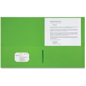 Sparco Letter Pocket Folder