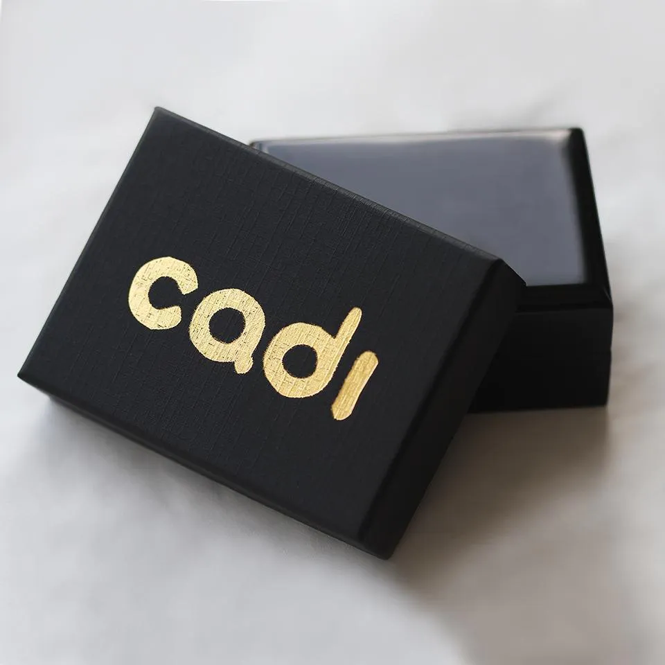 Square twins - Onyx unique cufflinks