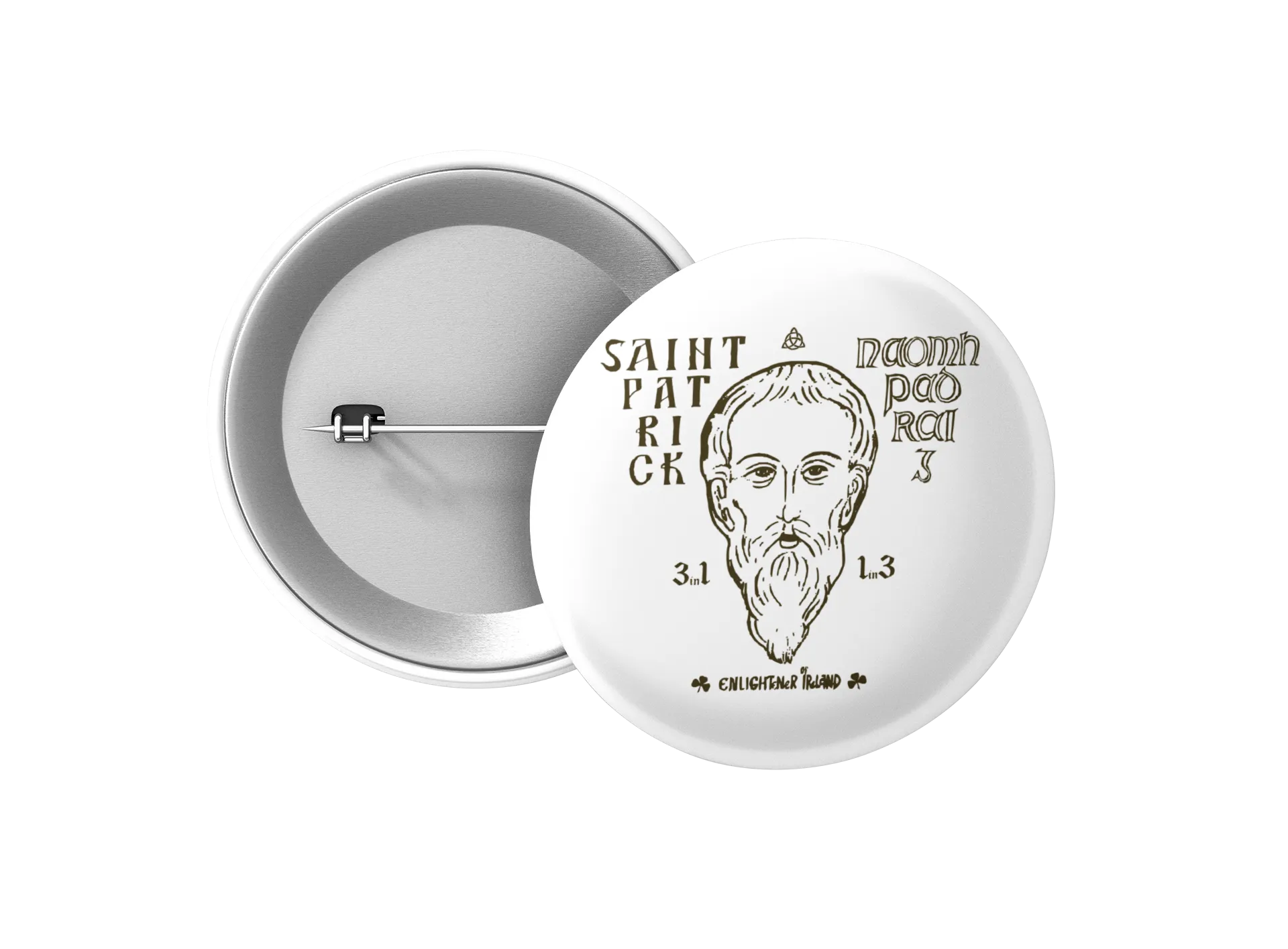 St Patrick Button