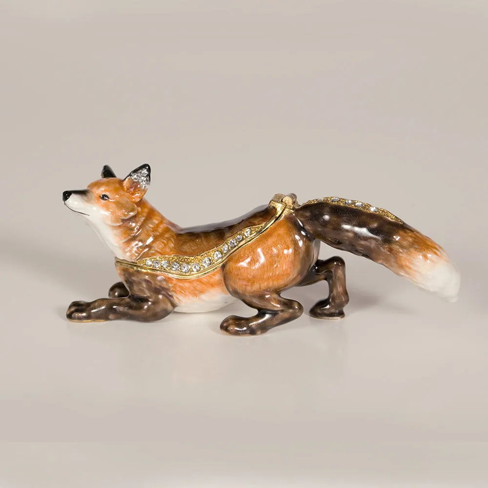 Stalking Fox Treasure Box