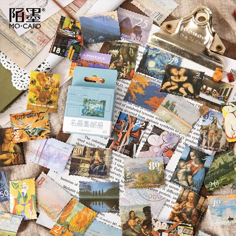 Stationery sticker 45pcs/box
