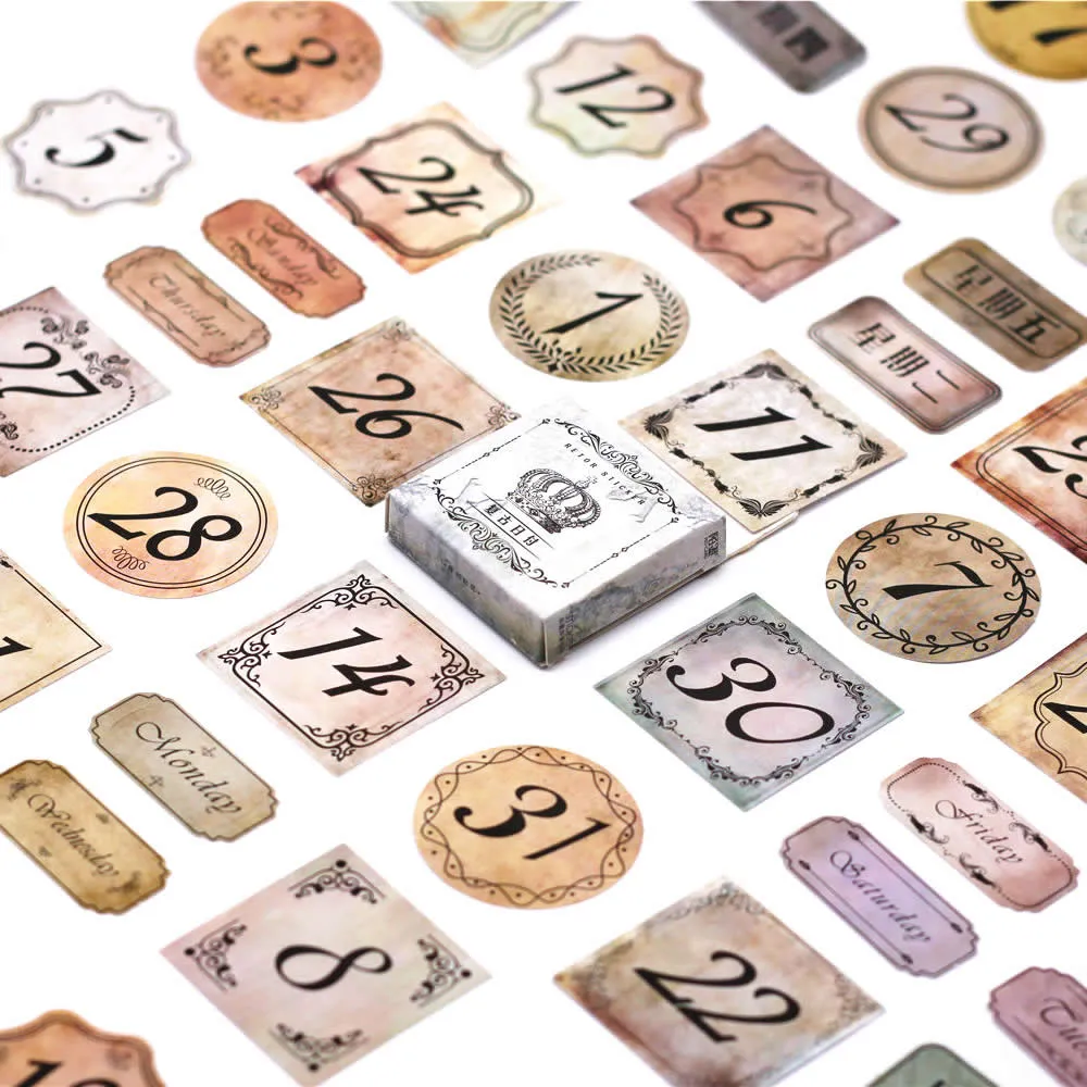 Stationery sticker 45pcs/box